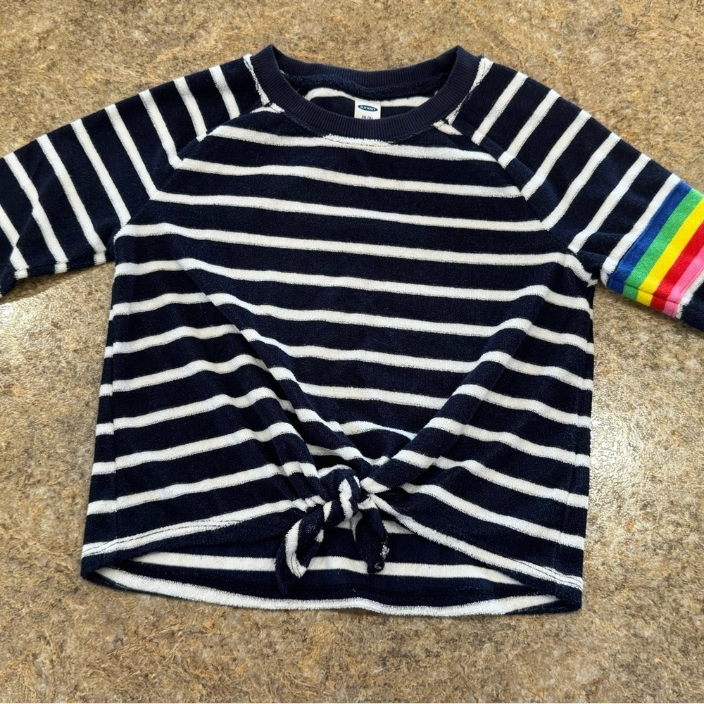 Girls Terry Cloth Sweatshirt